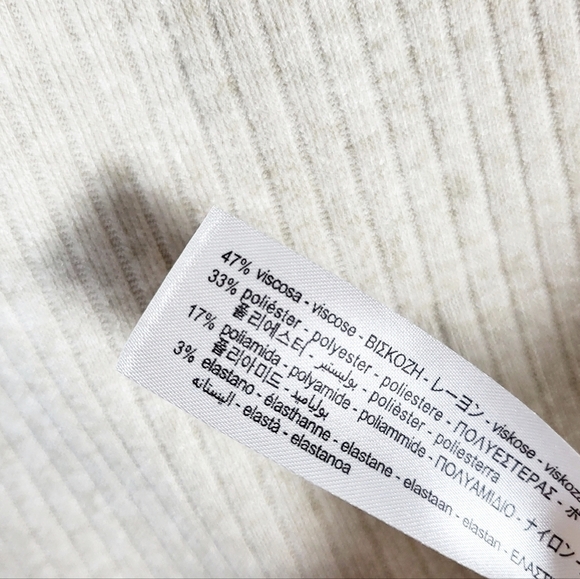 ZARA ribbed high neck top NWT - Picture 5 of 6